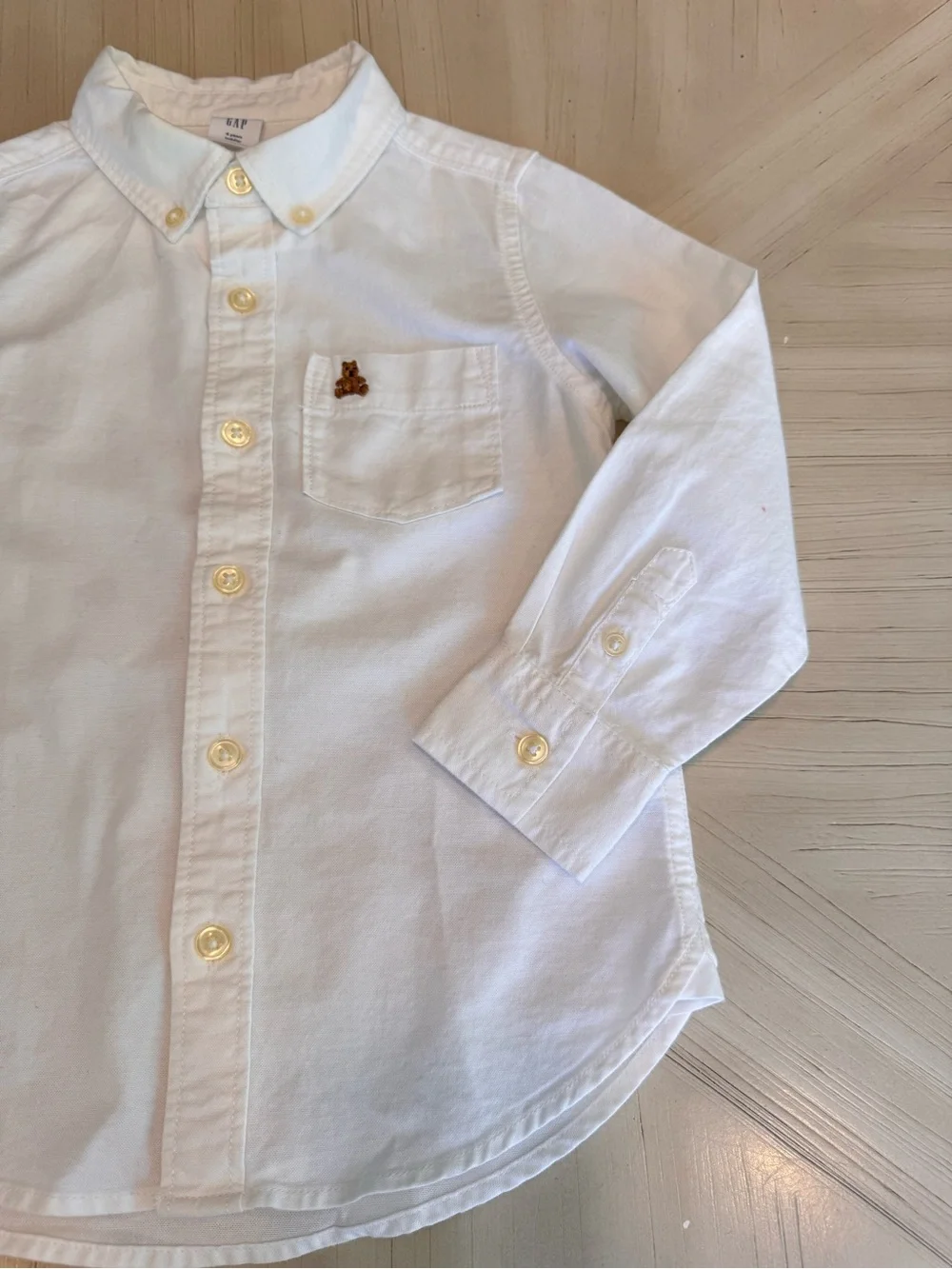 Gap White Oxford Toddler Shirt Size 4Y 🤍